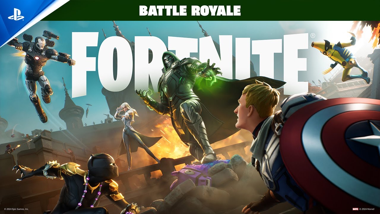Detalhes completos sobre a atualização Marvel x Fortnite, que chega com o Capítulo 5 Temporada 4: Destino Apocalíptico, disponível hoje