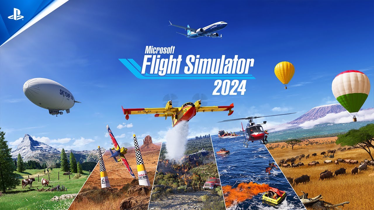 Microsoft Flight Simulator 2024 chega voando no PlayStation 5
