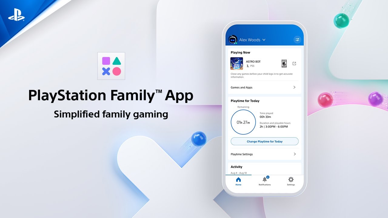 Apresentamos o aplicativo PlayStation Family para controles parentais e gerenciamento da família