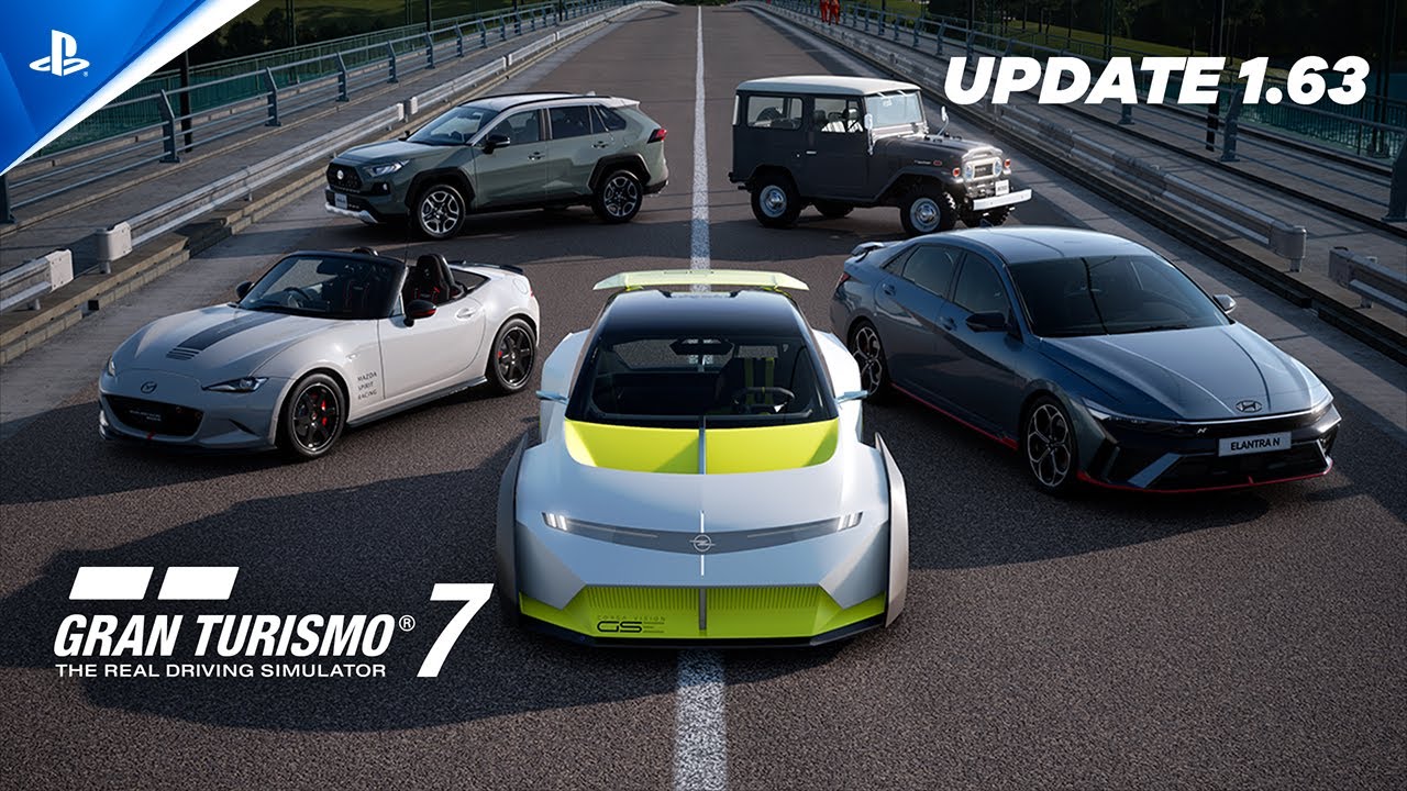 Atualização 1.63 de Gran Turismo 7 disponível hoje