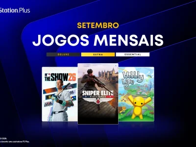 Jogos de setembro no PS Plus: Sniper Elite, MLB The Show 26 e mais