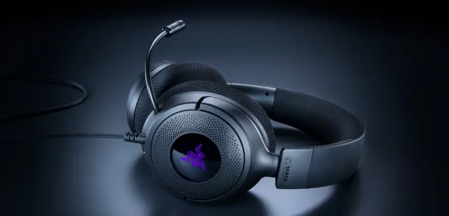 LEDs coloridos no novo headset