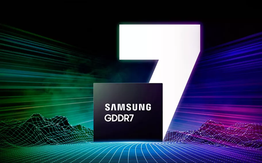 Módulos GDDR7 de 4GB e 6GB devem chegar em breve Imagem ilustrativa, Memórias GDDR7 Samsung para Placas de Vídeo (GPU)