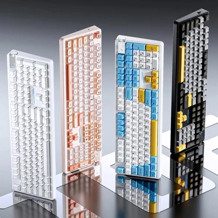 Opções de cores do teclado GT06