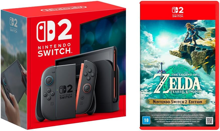 Amazon lança 15 combos do Nintendo Switch 2 com jogos e acessórios imperdíveis Amazon lança 15 combos do Nintendo Switch 2 com jogos e acessórios imperdíveis