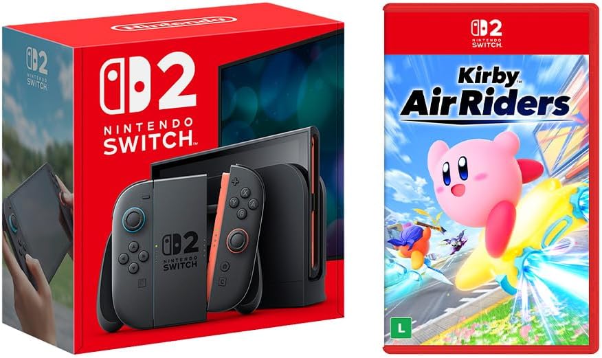 Amazon lança 15 combos do Nintendo Switch 2 com jogos e acessórios imperdíveis Amazon lança 15 combos do Nintendo Switch 2 com jogos e acessórios imperdíveis