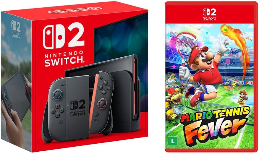 Amazon lança 15 combos do Nintendo Switch 2 com jogos e acessórios imperdíveis Amazon lança 15 combos do Nintendo Switch 2 com jogos e acessórios imperdíveis