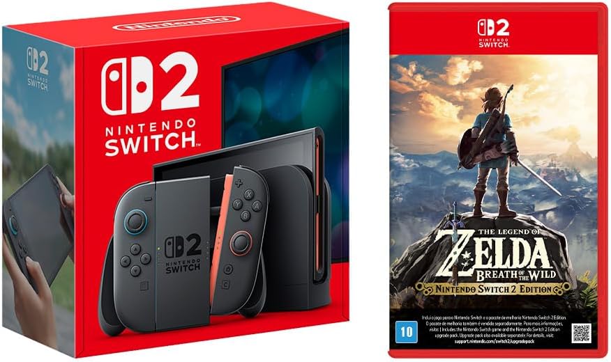 Amazon lança 15 combos do Nintendo Switch 2 com jogos e acessórios imperdíveis Amazon lança 15 combos do Nintendo Switch 2 com jogos e acessórios imperdíveis