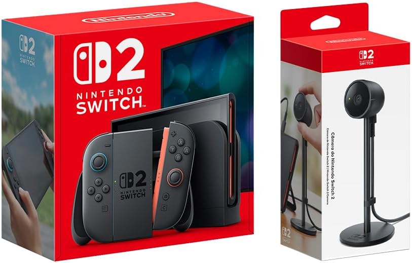 Amazon lança 15 combos do Nintendo Switch 2 com jogos e acessórios imperdíveis Amazon lança 15 combos do Nintendo Switch 2 com jogos e acessórios imperdíveis