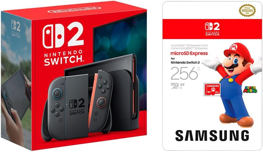 Amazon lança 15 combos do Nintendo Switch 2 com jogos e acessórios imperdíveis Amazon lança 15 combos do Nintendo Switch 2 com jogos e acessórios imperdíveis