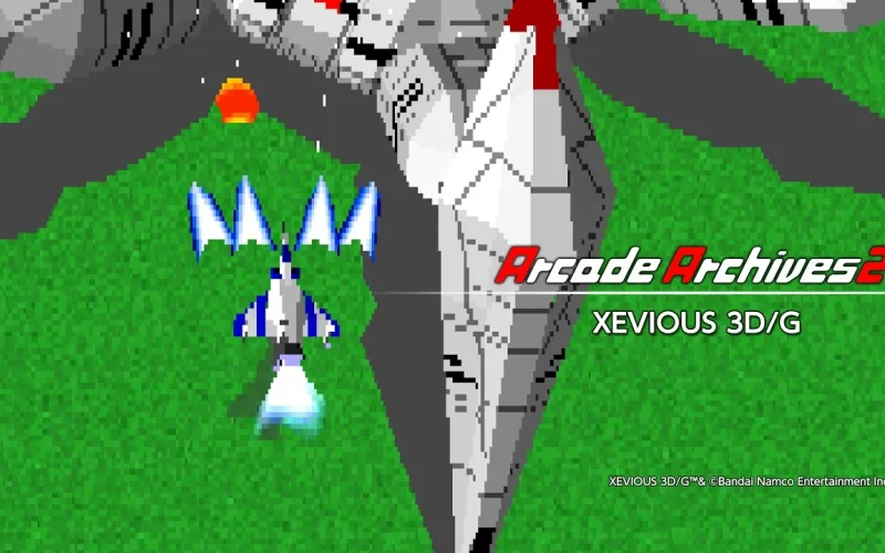 XEVIOUS 3D/G retorna em versão arcade para Switch 2 com gráficos 3D e novas missões