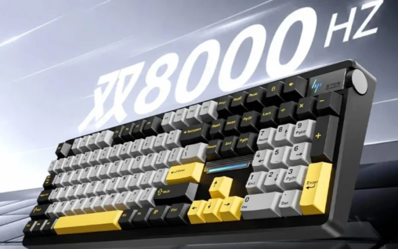 HP GT06: Teclado Mecânico Full-Size com Polling de 8K e Ótima Bateria