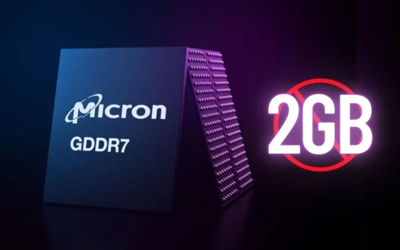Micron descontinuará módulos GDDR7 de 2GB para placas de vídeo