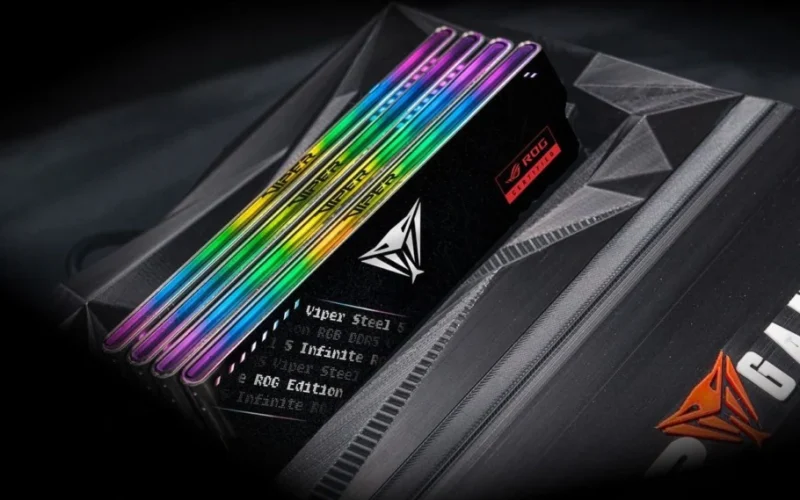 Patriot apresenta memórias Viper Steel 5 Infinite ROG Edition