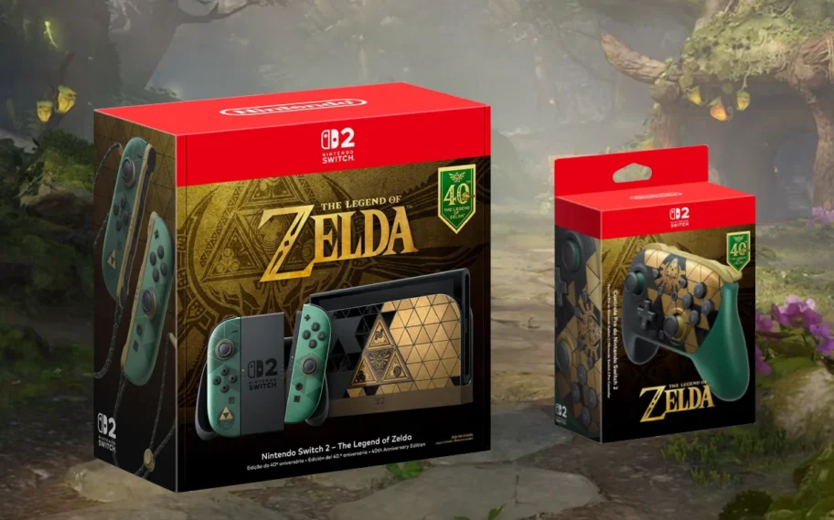 Pré-venda da Coleção The Legend of Zelda para Nintendo Switch 2 já está disponível no Brasil! The Legend of Zelda Nintendo Switch 2