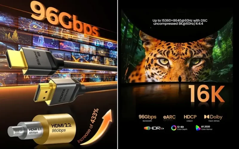 Primeiro cabo HDMI 2.2 à venda com suporte a 96Gbps de banda