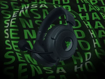 Razer apresenta Kraken V4 X Sensa HD Haptics Edition para gamers