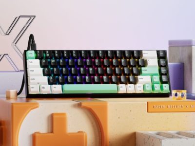 Razer lança teclado Reclusa X Mini 65% com design compacto e funcional