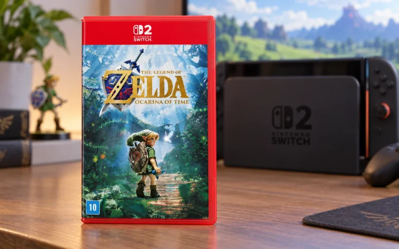 Como garantir sua cópia de The Legend of Zelda: Ocarina of Time em mídia física para Switch 2 no Brasil
