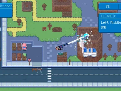 Porquinho Lavador e Pixel Art: Conheça Pixel Washer para Switch em 2027!