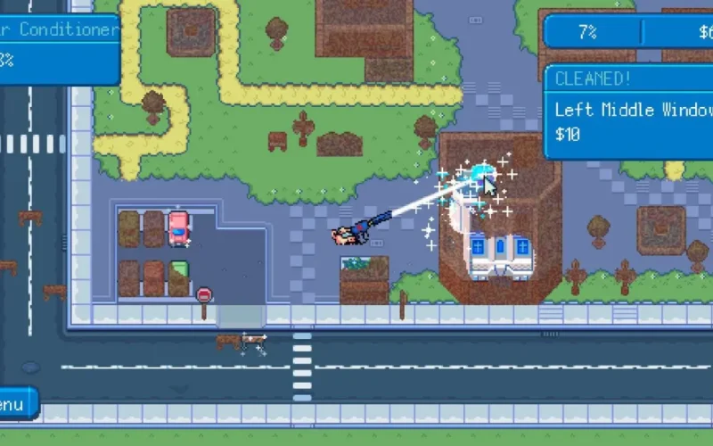 Porquinho Lavador e Pixel Art: Conheça Pixel Washer para Switch em 2027!
