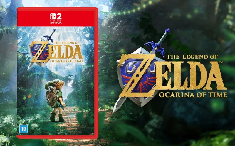 Pré-venda de Zelda: Ocarina of Time em mídia física para Nintendo Switch 2 já está disponível