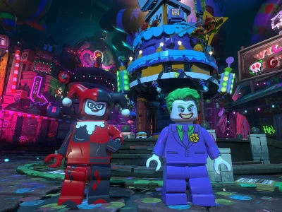 Coringa e Arlequina dominam Gotham na nova DLC Mayhem de LEGO Batman hoje!