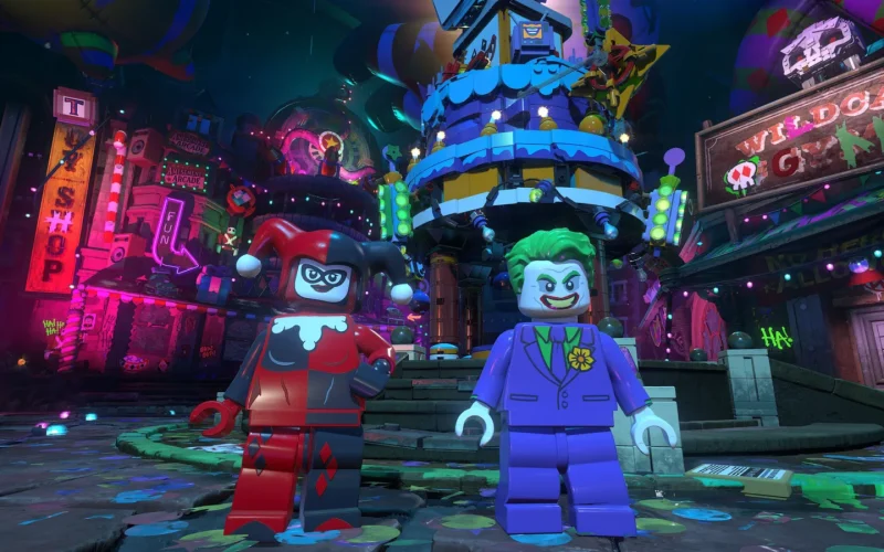 Coringa e Arlequina dominam Gotham na nova DLC Mayhem de LEGO Batman hoje!