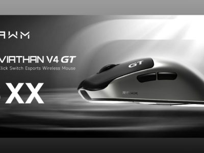 Mouse gamer Leviathan V4 GT com switches de modo duplo abaixo de US$ 100