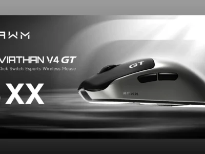 Mouse gamer Leviathan V4 GT com switches de modo duplo abaixo de US$ 100