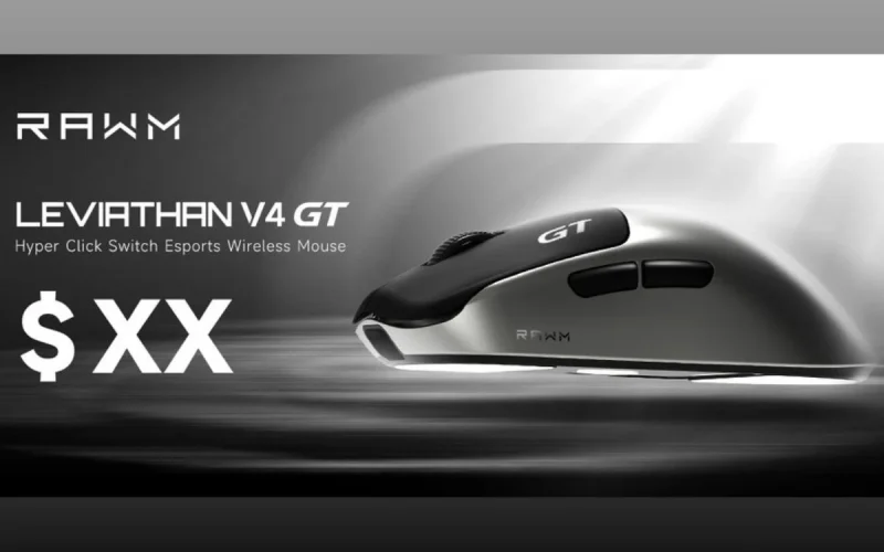 Mouse gamer Leviathan V4 GT com switches de modo duplo abaixo de US$ 100