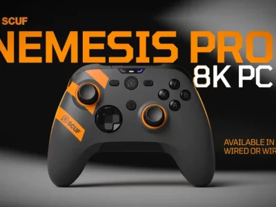 Corsair apresenta controle SCUF Nemesis Pro 8K para PC com 8.000Hz de polling
