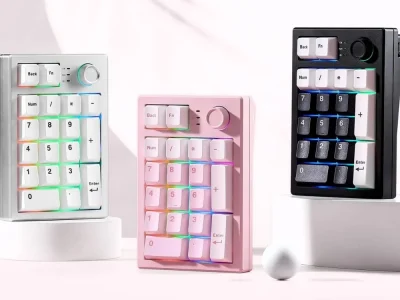Yunzii AL21: Numpad mecânico sem fio para teclados compactos
