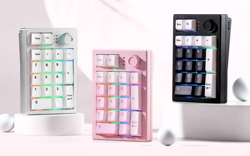 Yunzii AL21: Numpad mecânico sem fio para teclados compactos