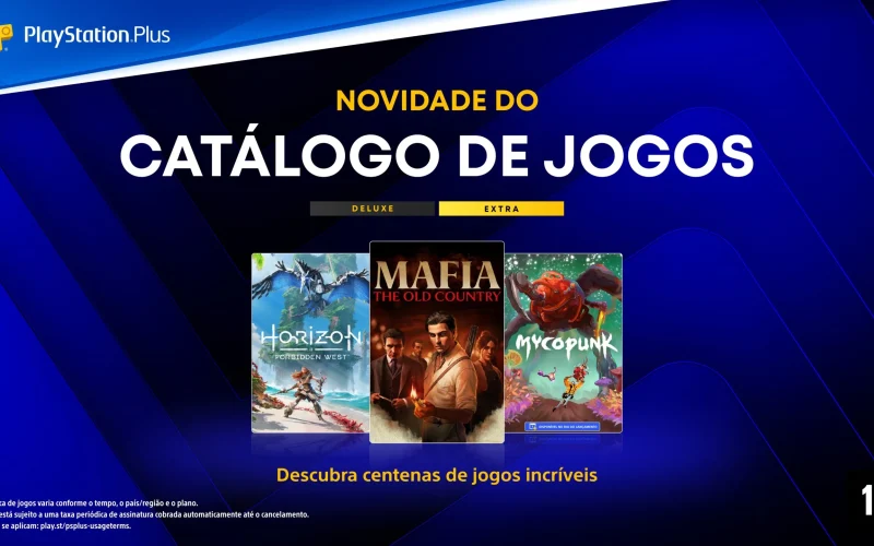 Jogos do Catálogo PlayStation Plus de outubro: Mafia, Horizon e Mycopunk