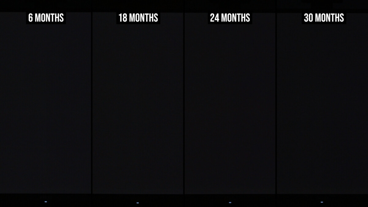 Burn-in em Monitores QD-OLED: Análise Após 8.000 Horas de Uso Burn-in em Monitores QD-OLED: Análise Após 8.000 Horas de Uso