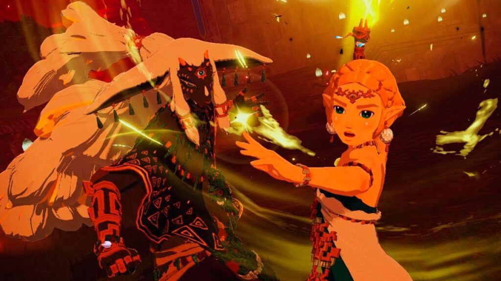 15 Jogos Imperdíveis para Co-op Local no Nintendo Switch 2 Arte de Hyrule Warriors: Age of Imprisonment