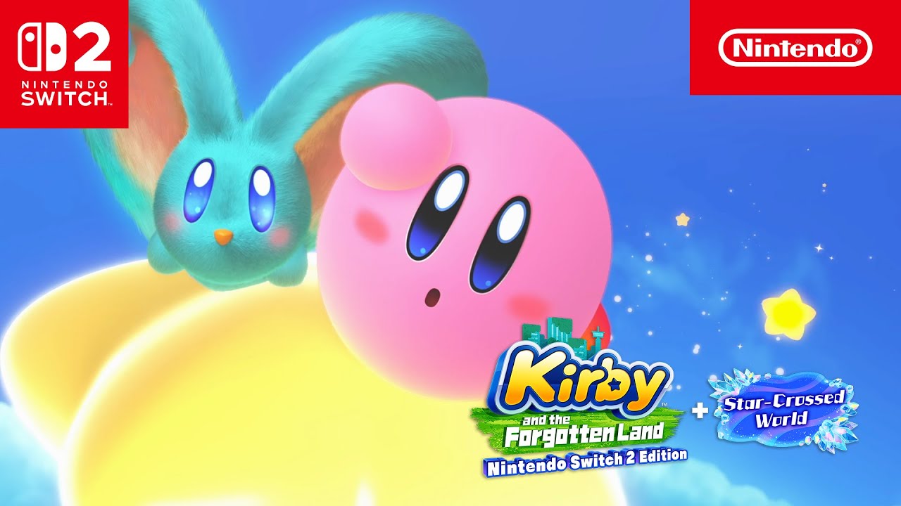 15 Jogos Imperdíveis para Co-op Local no Nintendo Switch 2 Kirby na arte da Nintendo Switch 2 Edition de Kirby and the Forgotten Land