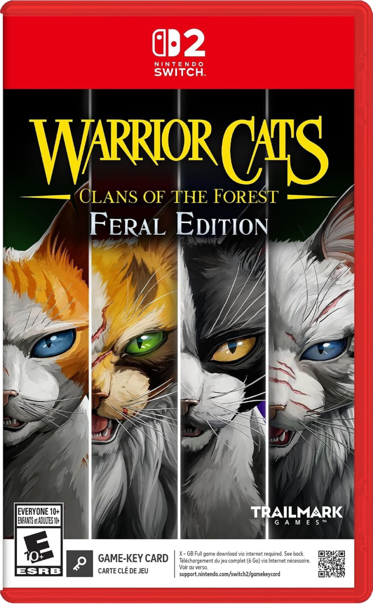 Lançamentos de Jogos Físicos: Nintendo Switch Sports Resort e Mais Chegam Dia 22 de Outubro Warrior Cats: Clans of the Forest