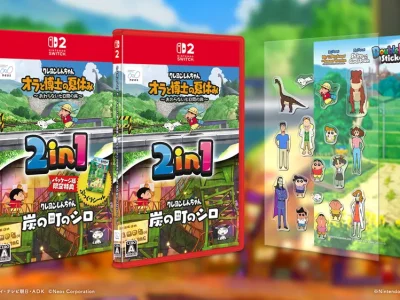 Dois novos jogos de Shin-chan chegam ao Nintendo Switch 2 em março de 2027 com melhorias incríveis