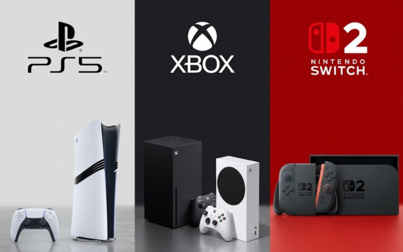Qual console escolher em 2026? Analise PS5 Pro, Nintendo Switch 2 e Xbox Series X com nossas dicas!