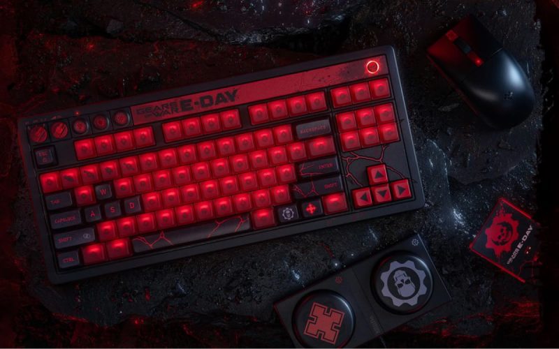 8BitDo lança teclado Retro 87 e mouse Retro R8 para Gears of War