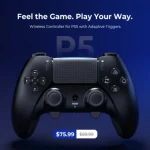 Controle P5 da Abxylute traz melhorias ao DualSense para gamers