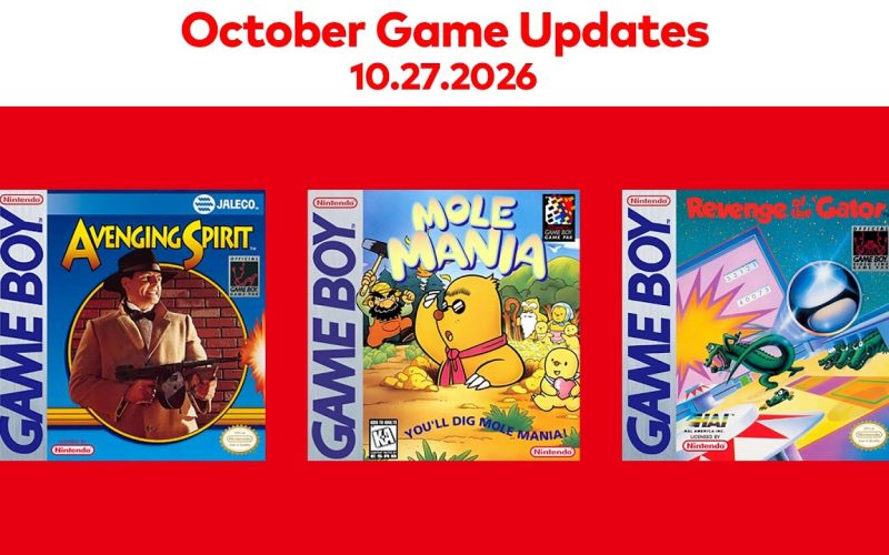 Três clássicos do Game Boy chegam ao catálogo do Nintendo Switch Online em breve: conheça Avenging Spirit, Mole Mania e Pinball: Revenge of the Gator