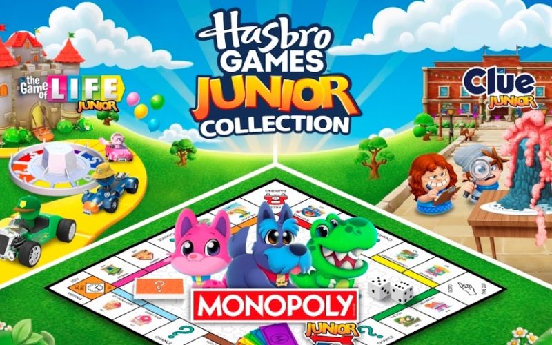 Hasbro Games Junior Collection trará versões infantis de Monopoly, Clue e Game of Life para Switch em novembro