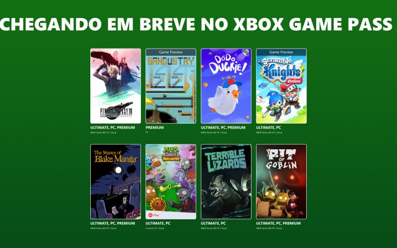 Novos jogos no Xbox Game Pass: Final Fantasy VII Remake Integrade e The Séance of Blake Manor