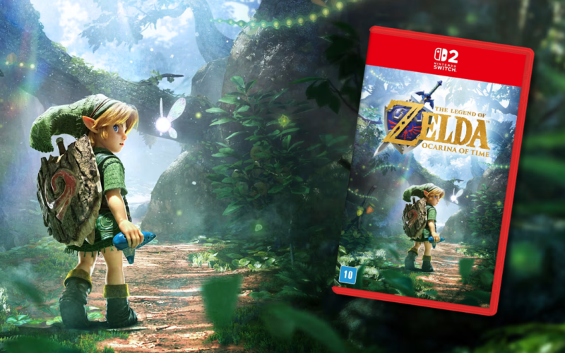Pré-venda de The Legend of Zelda: Ocarina of Time para Switch 2 já disponível no Brasil