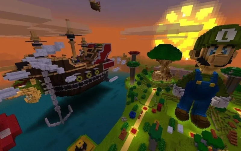 Minecraft lança no Nintendo Switch 2 com várias edições e novidade do Super Mario Mash-Up Pack