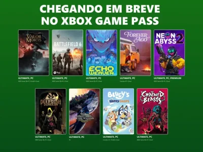 Novos jogos que chegam ao Xbox de 3 a 7 de agosto