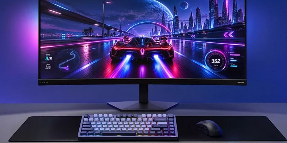 Philips Evnia 36M4C5500P: primeiro monitor gamer de 36” do mundo